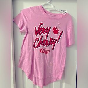 Cute pink graphic tee